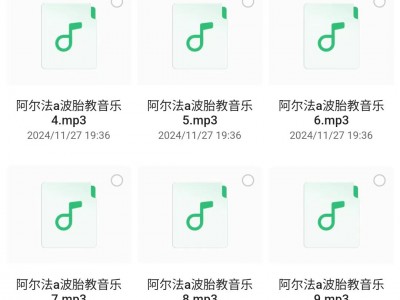 阿尔法胎教音乐360首(花费2980在小红书买来的珍贵资源)